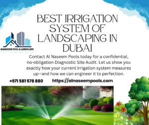 Best irrigation system of landscaping in dubai
