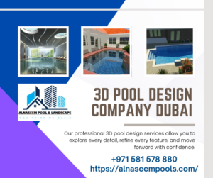 3D Pool Design Company Dubai