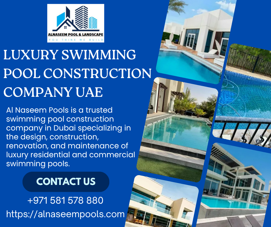 Luxury Swimming Pool Construction Company UAE