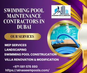 Swimming Pool Maintenance Contractors In Dubai