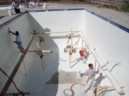 Pool and landscaping contractors in Jumairah village triangel JVT